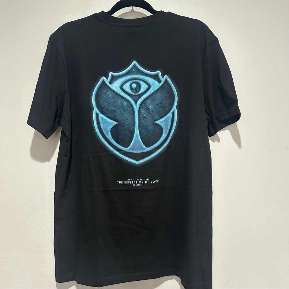 NEW TML Tomorrowland Around The World July 2020 Event T Shirt Black Organic Med